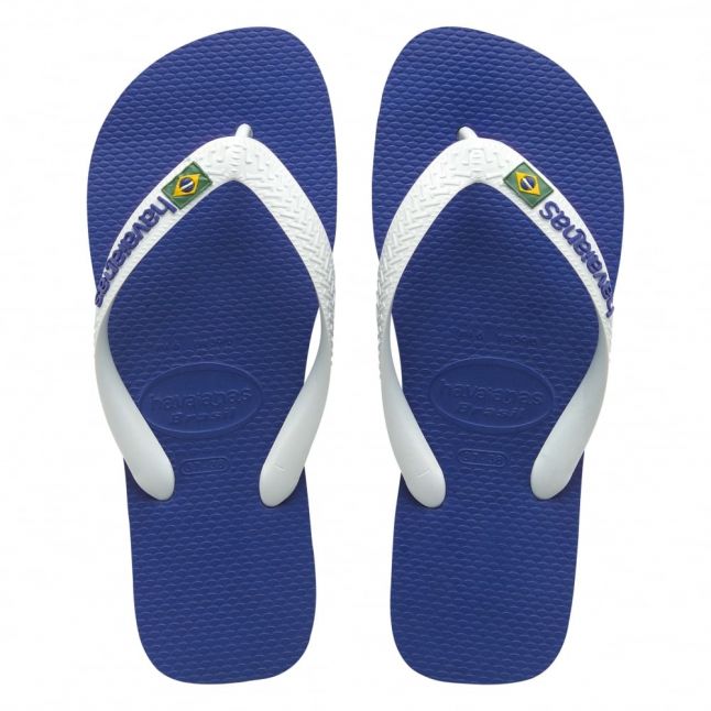 Mens Marine Blue Brasil Flip Flops