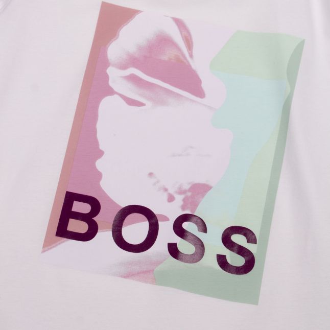 BOSS Casual Womens White Tefave S/s T Shirt