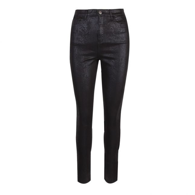 Womens Black Vislandsiasa Snake Skinny Fit Pants