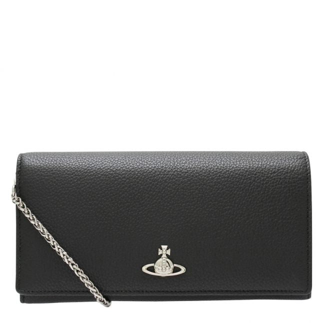 Womens Black Windsor Purse With Chain