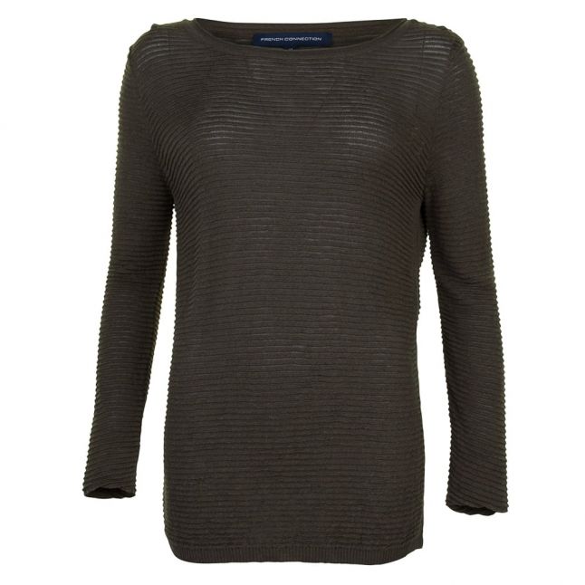 Womens Woodland Green Richter Knitted Jumper