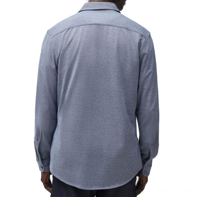 Mens Dark Blue Mysoft_2_M Slim L/s Shirt