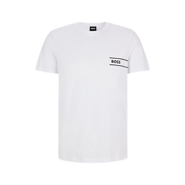 Mens White Logo S/s Tee