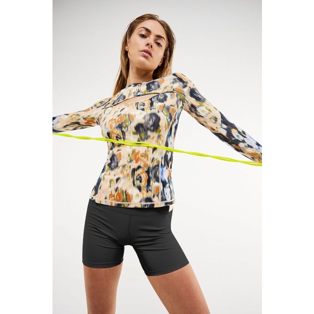 Womens Floral Light Print Visualise L/s Top