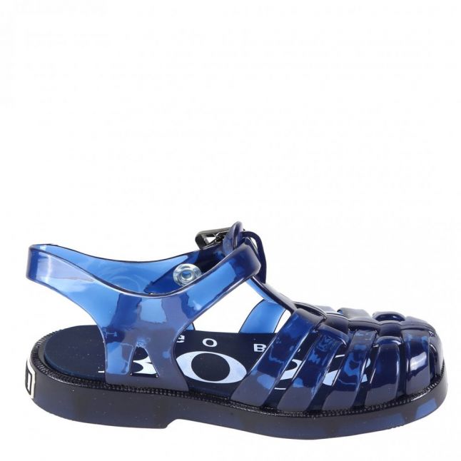 Boys Navy Jelly Sandals (19-27)