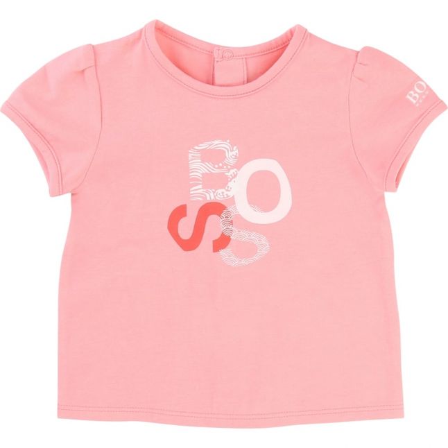 Baby Pink Logo S/s Tee Shirt