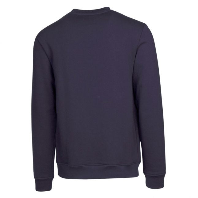 Mens Navy Big Croc Crew Sweat Top