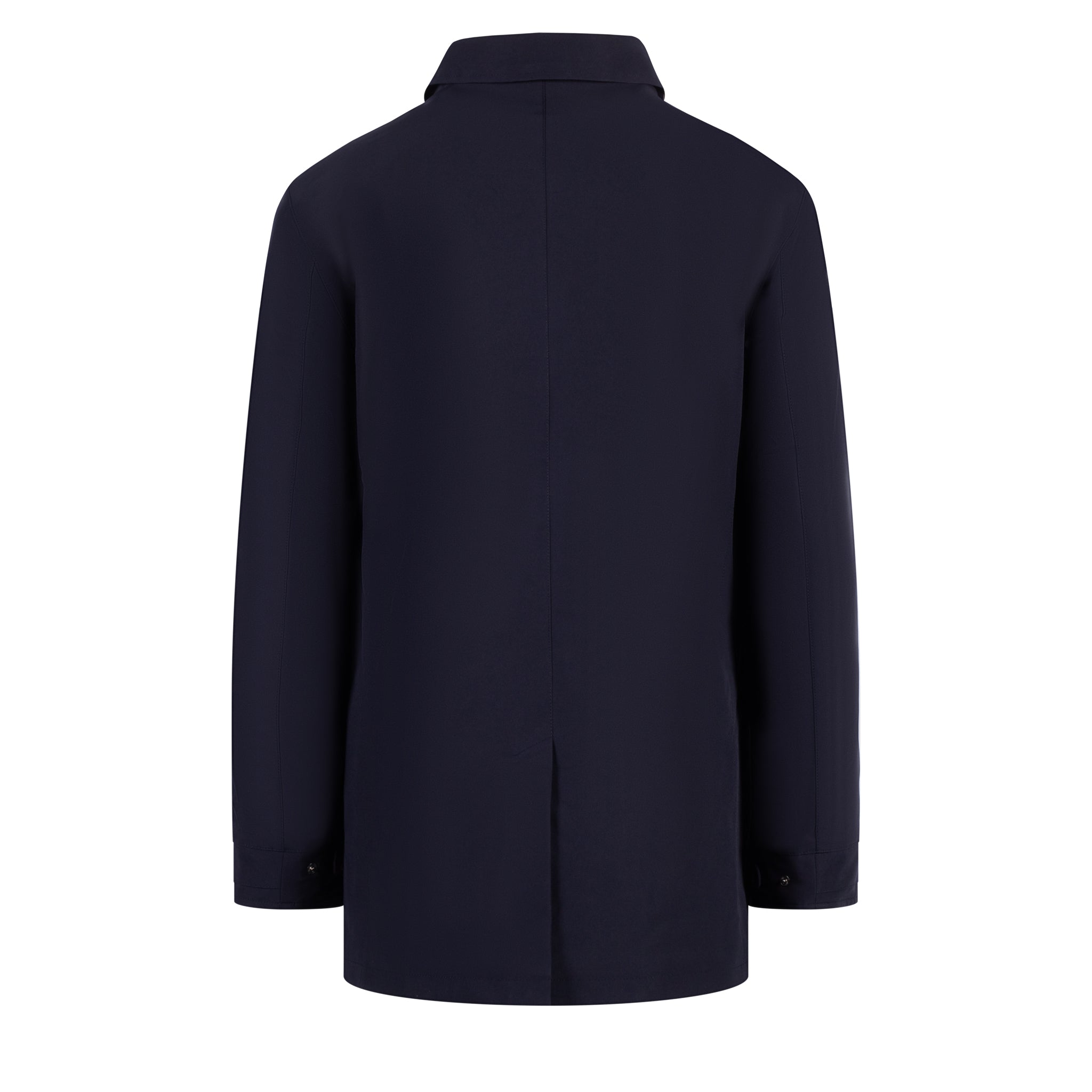 Mens Aquascutum Active Navy Shell Mid Trench Coat