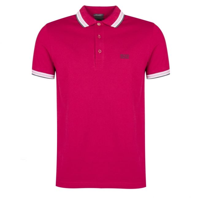 Athleisure Mens Dark Red Paddy Regular Fit S/s Polo Shirt