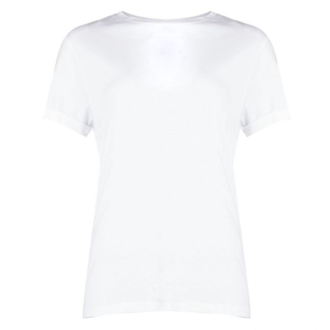 Casual Womens White Timek Logo S/s T Shirt