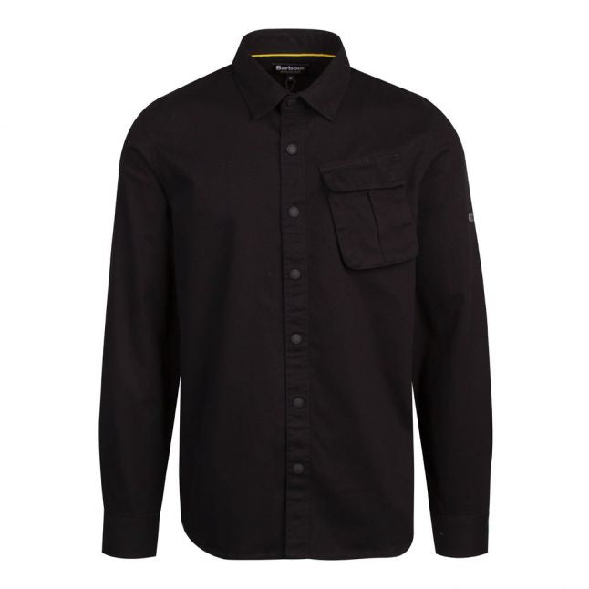 Mens Black Contact Overshirt