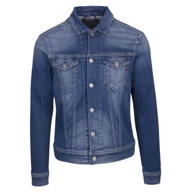 Mens Blue Hyperflex Denim Jacket