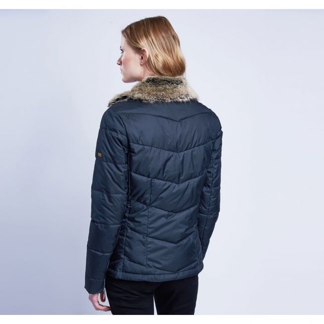 Womens Black Garvie Quilted Jacket