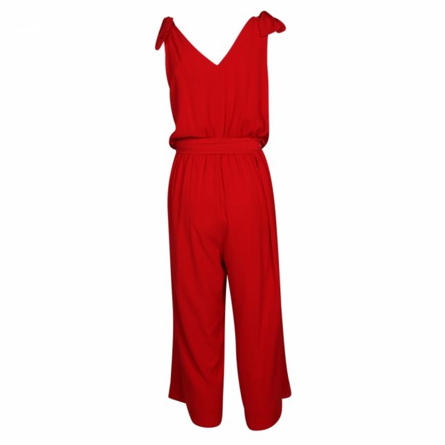 Womens Scarlet Tie Shoulder Jumpsuit