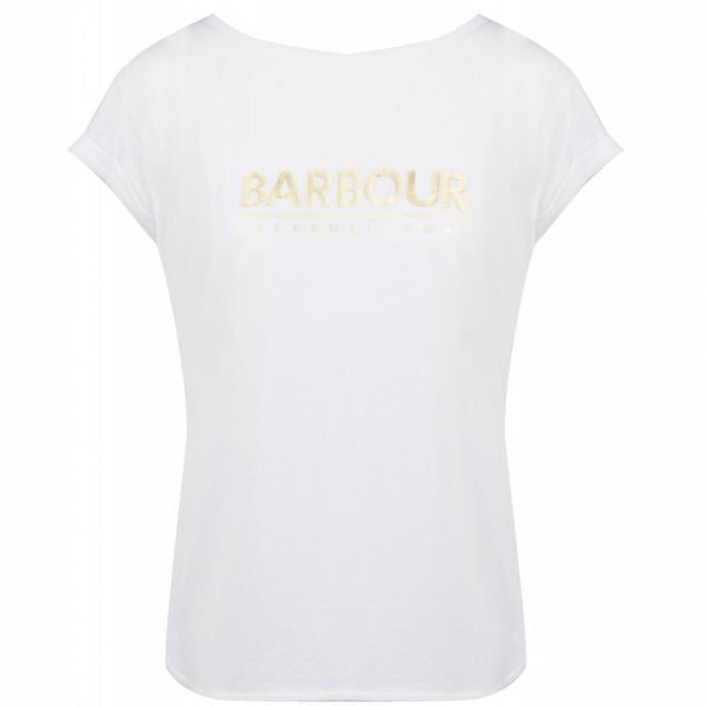 Womens White Court S/s T Shirt