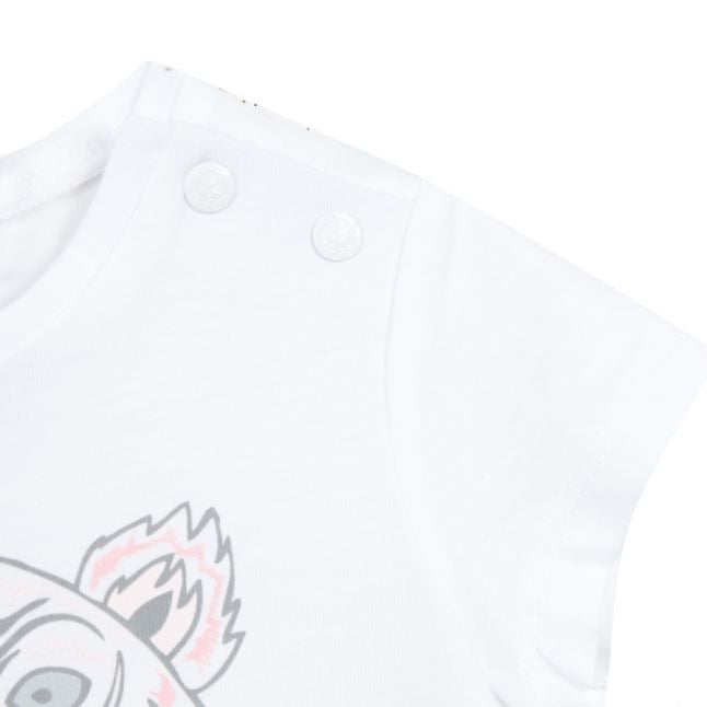 Toddler White/Pink Baby Tiger S/s T Shirt