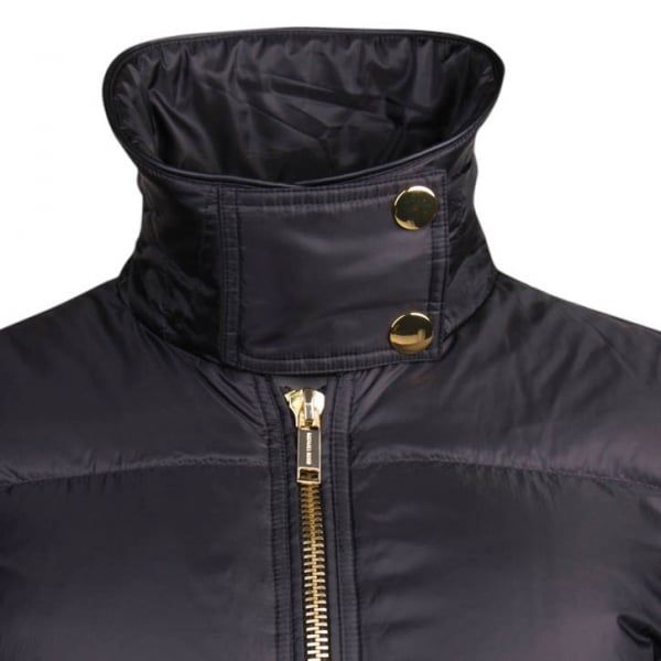 Womens Black Mongolian Puffer Jacket