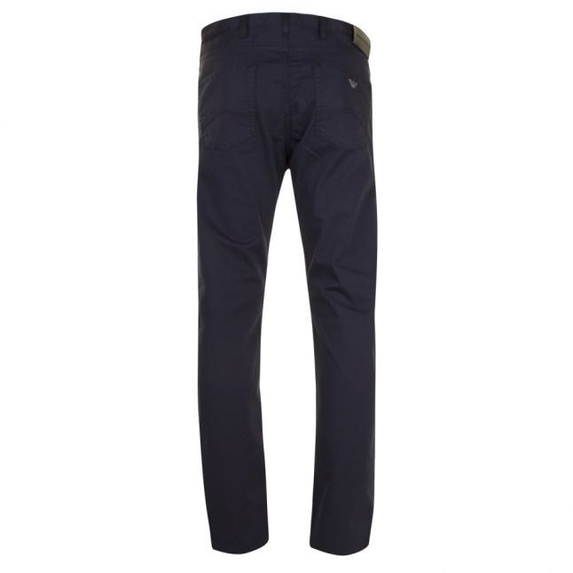 Mens Dark Blue J45 Modern Regular Fit Gabardine Jeans