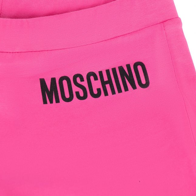 Girls Moschino Fuchsia Flare Trousers