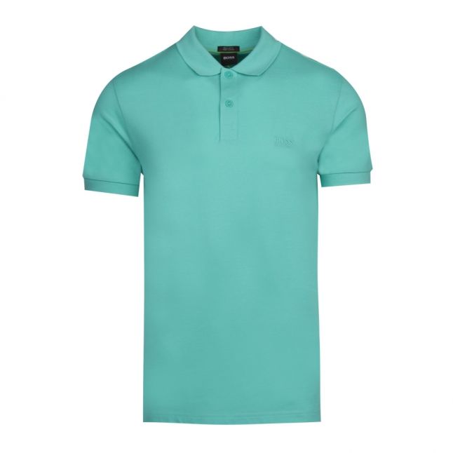 Athleisure Mens Green Piro S/s Polo Shirt