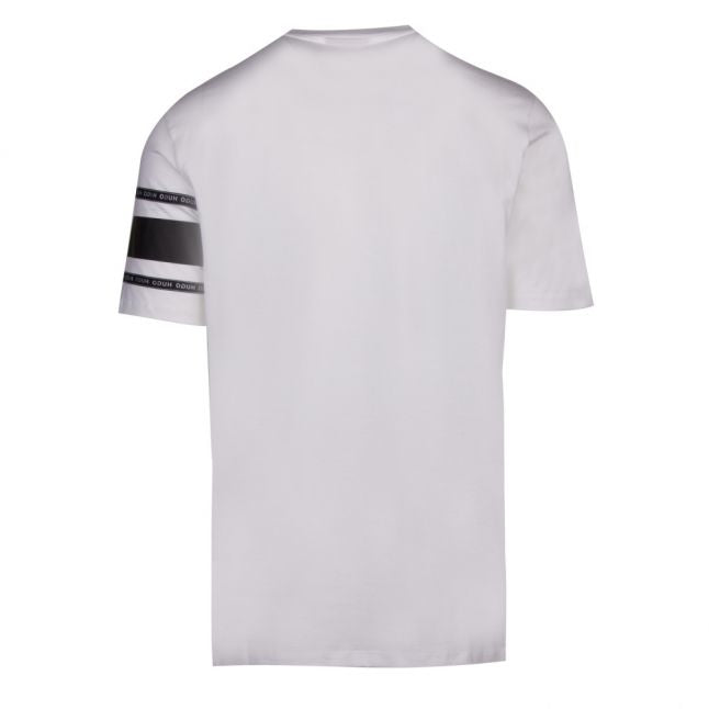 Mens White Durned-U6 S/s T Shirt