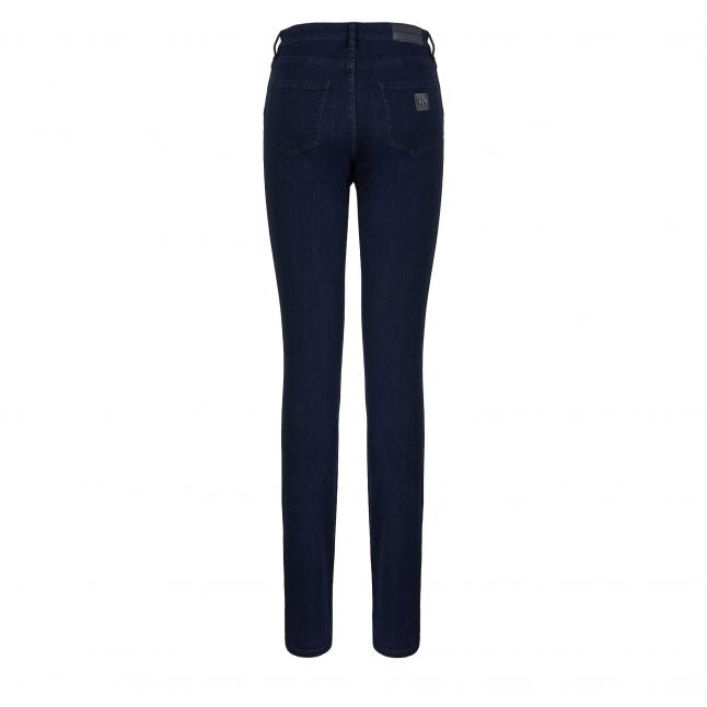 Womens Indigo Cigarette Fit Jeans