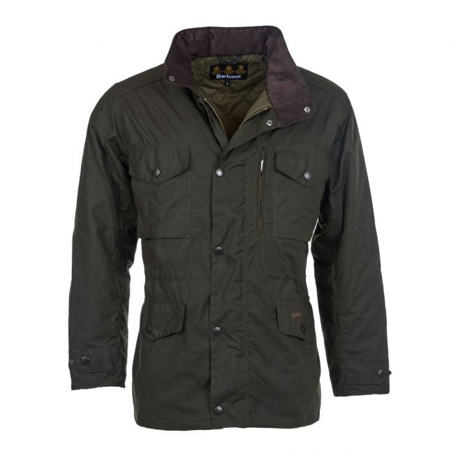 Mens Olive Sapper Waxed Jacket