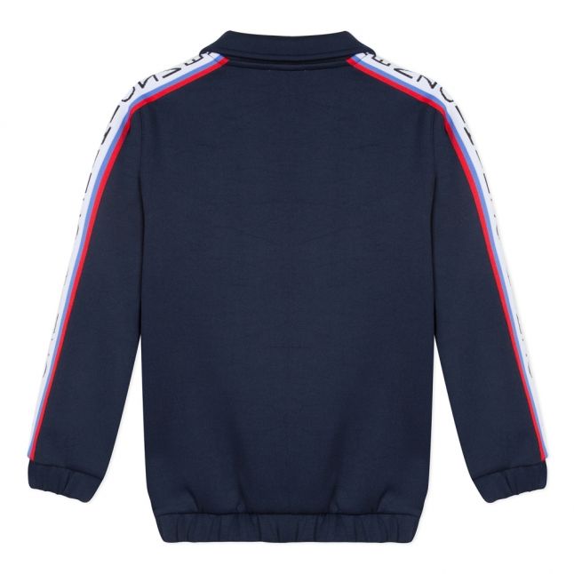 Junior Boys Navy Garisson Tape Sweat Jacket