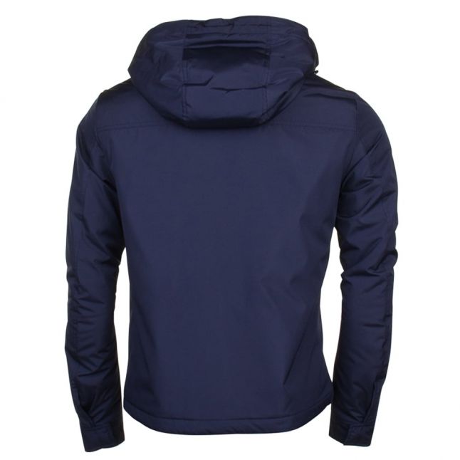 Paul & Shark Mens Navy Hooded Shark Fit Jacket