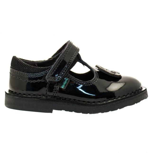 Infant Black Patent Leather Adlar T-Bar (5-12)