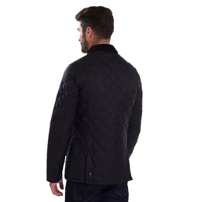 Mens Black Heritage Liddesdale Quilted Jacket