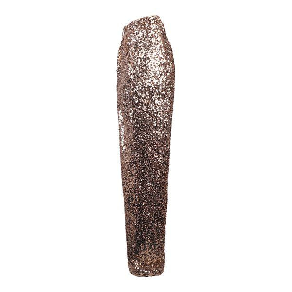 Womens Forever Unique Gold Sequin Trousers