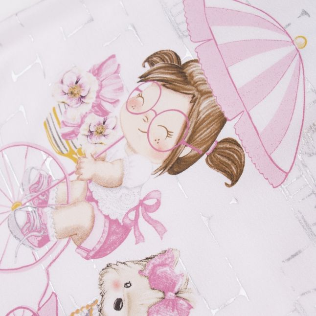 Infant Rose Girl & Bicycle Dress