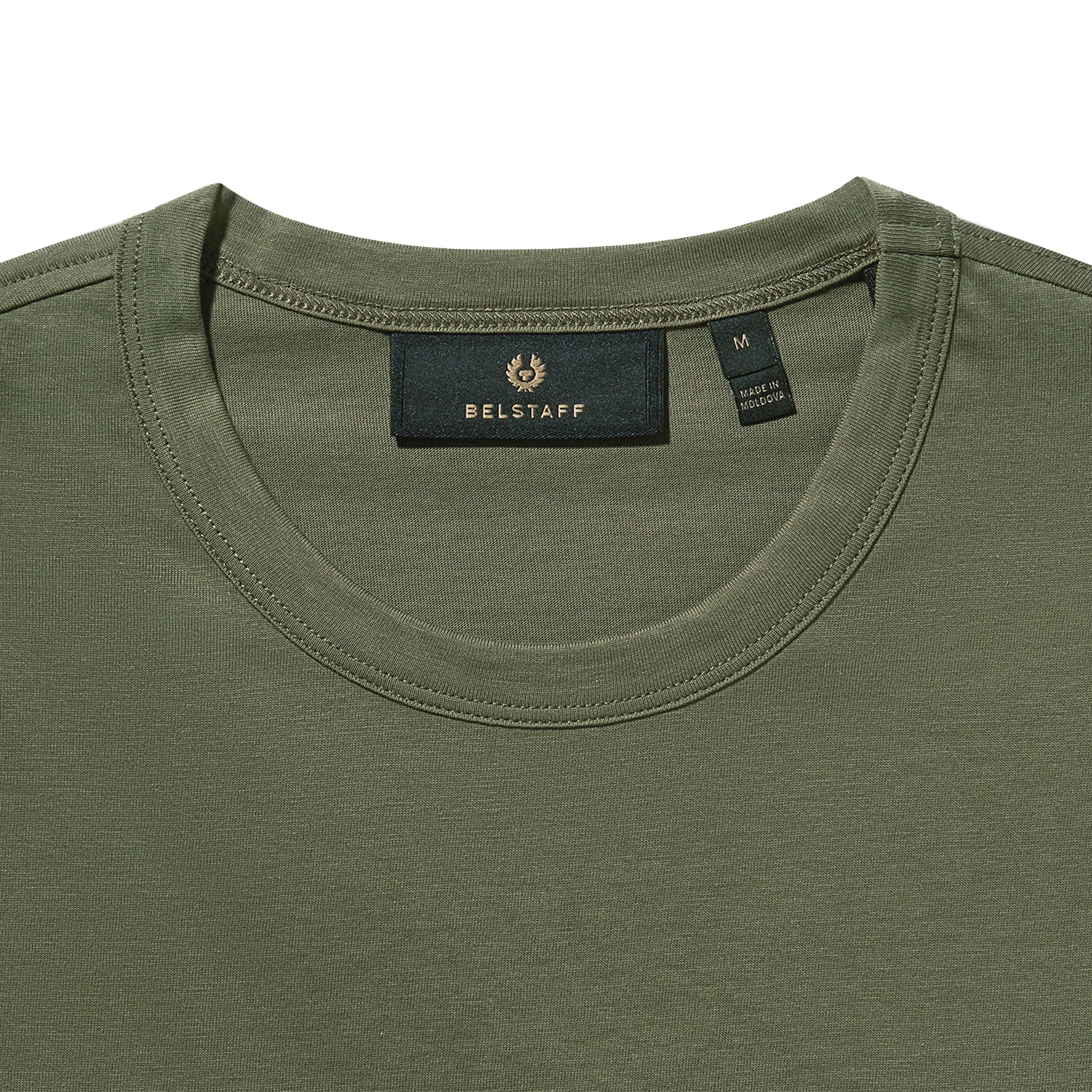 Mens Belstaff Surplus Green Branded S/s T Shirt