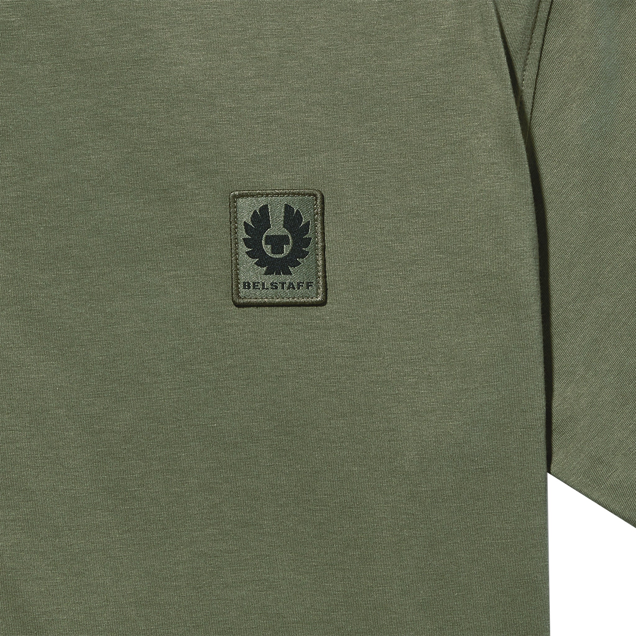 Mens Belstaff Surplus Green Branded S/s T Shirt