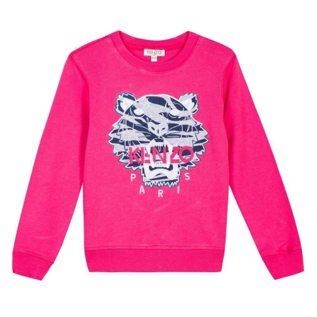 Girls Fuchsia Tiger JG 4 Sweat Top