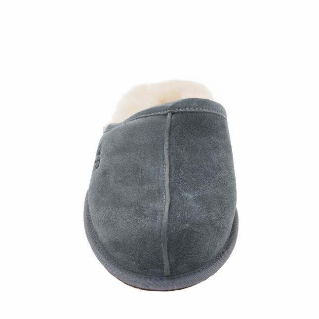 Mens Salty Blue Scuff Slippers