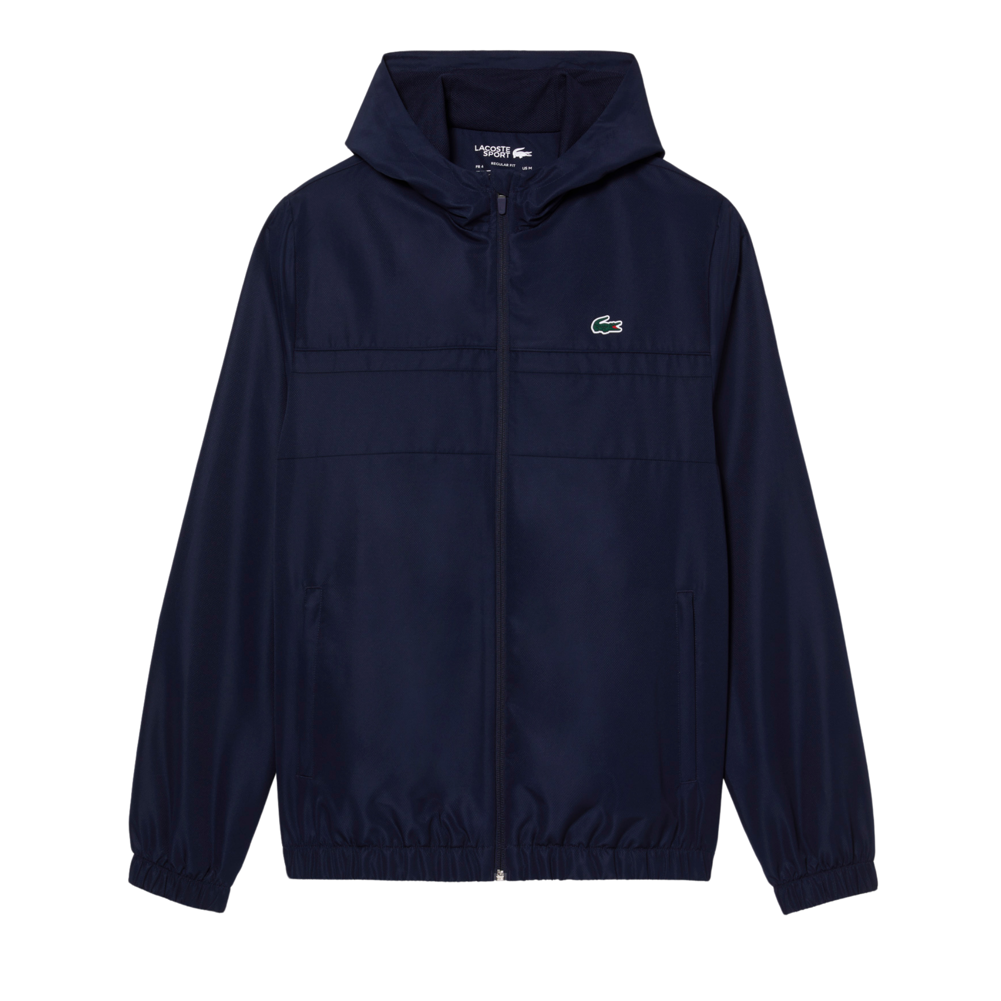 Mens Lacoste Navy Blue Hooded Jacket