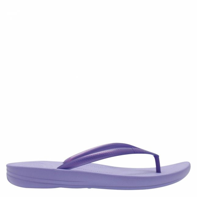 Womens Frosted Lavender Iqushion Pearlised Flip Flops