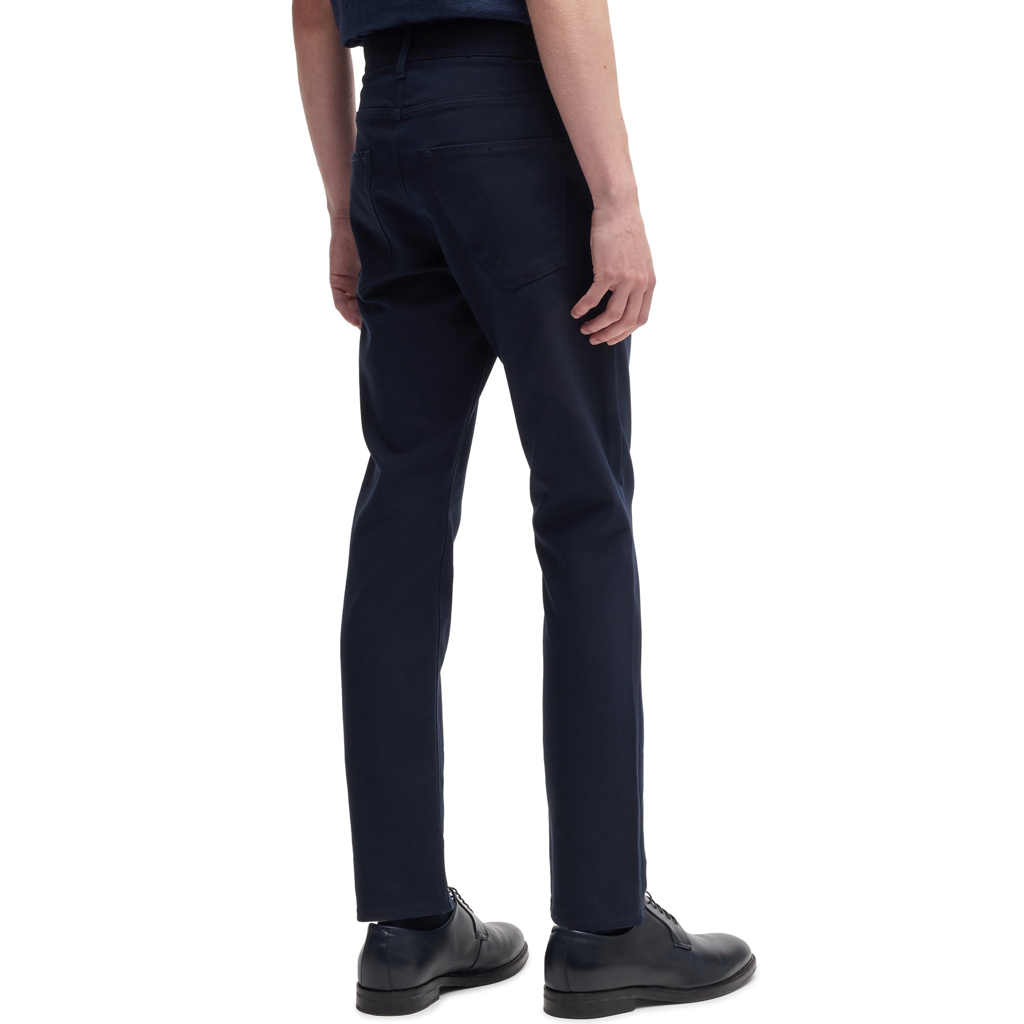 Mens BOSS Dark Blue P-Delaware5 Slim Trousers