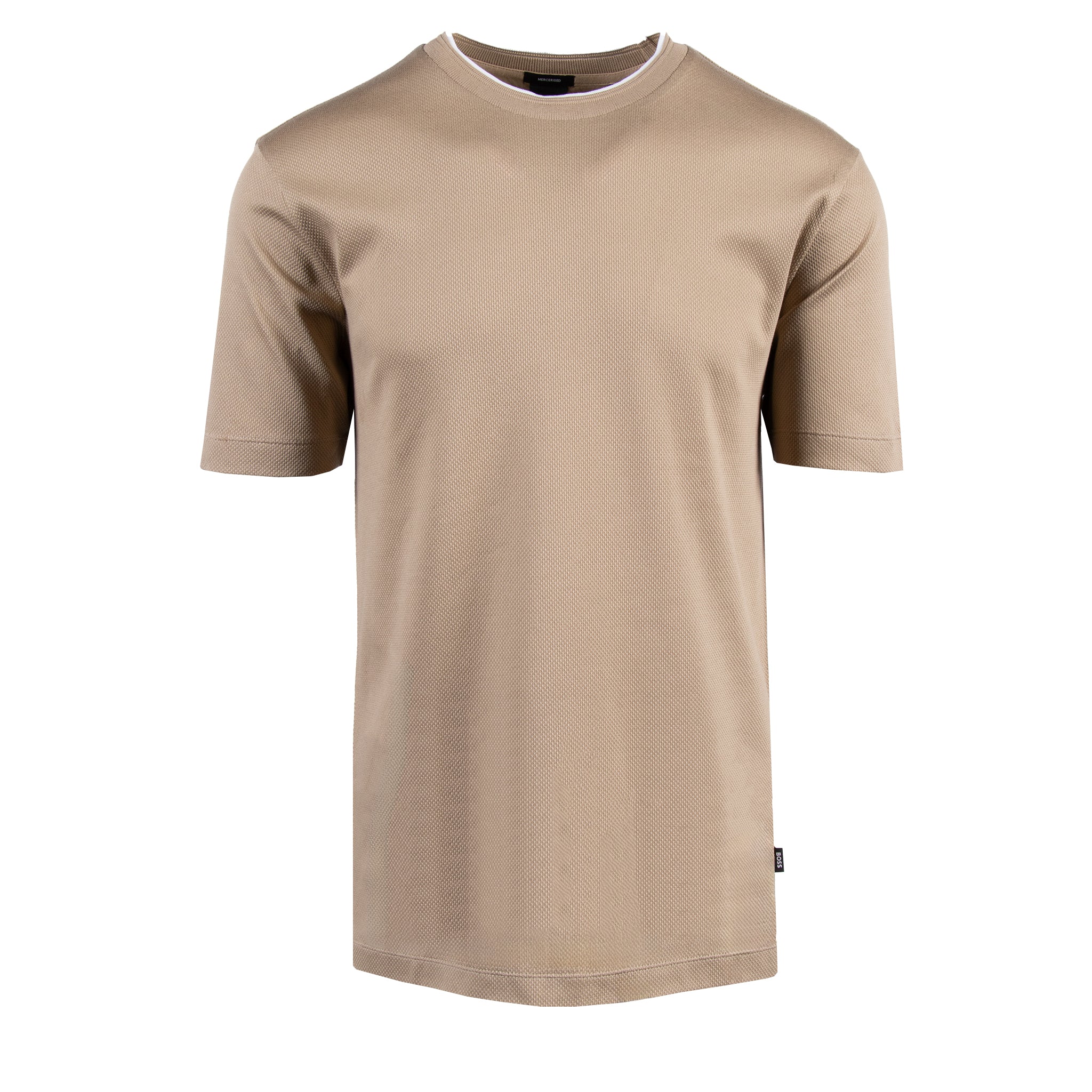 Mens BOSS Light Beige H-Thompson S/s T Shirt