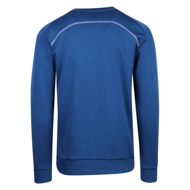 Athleisure Mens Blue Salbo Crew Sweat Top