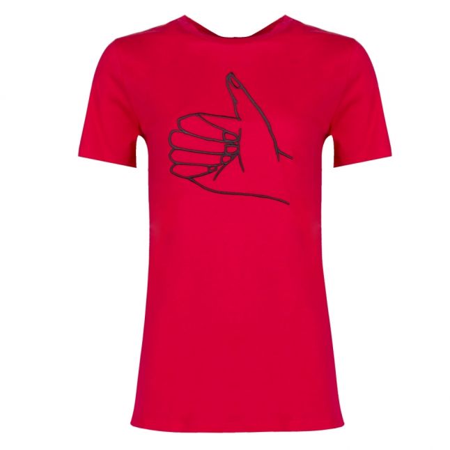 Casual Womens Bright Red Temotive S/s T Shirt