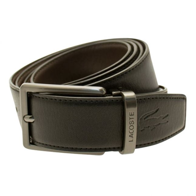 Mens Brown & Black Belt Gift Set