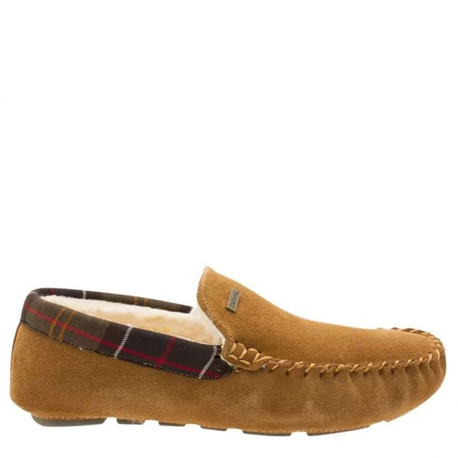 Mens Camel Monty Moccasin Slippers