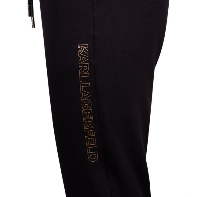 Mens Black/Gold Track Pants