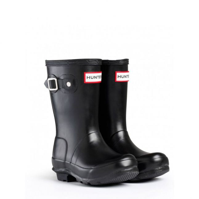 Kids Black Original Wellington Boots (7-5)