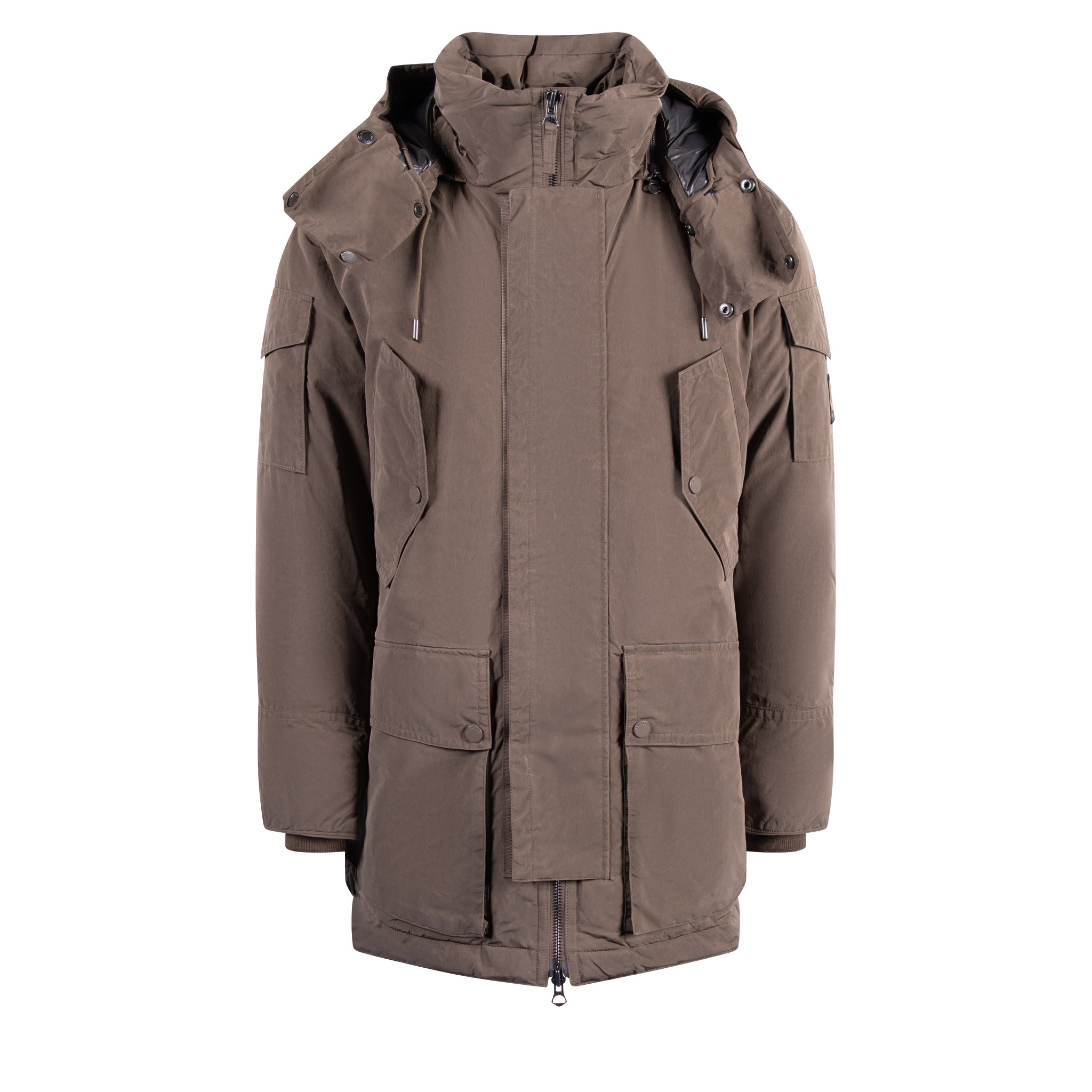 Mens Belstaff Clay Brown Dispatch Down Parka