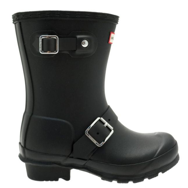 Junior Black Original Biker Wellington Boots (12-5)