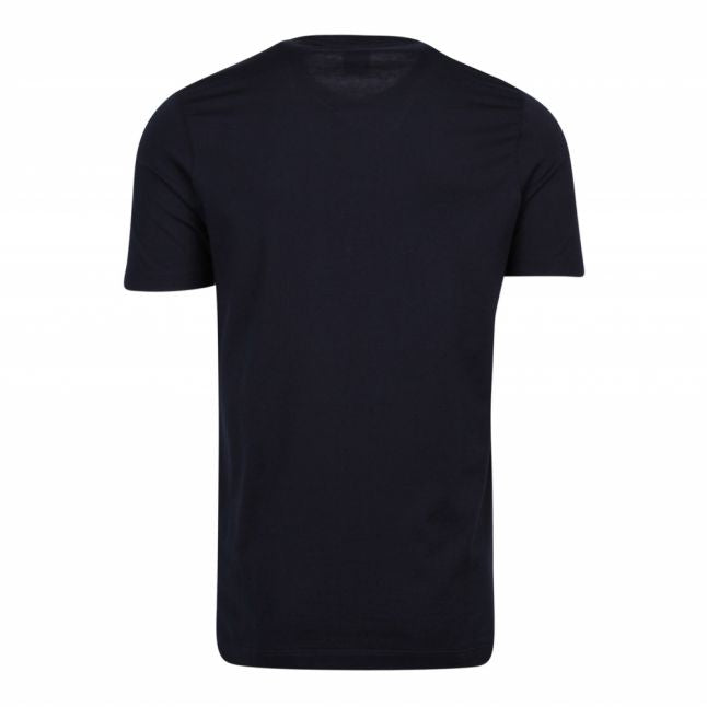 Mens Navy Small Logo Custom Fit S/s T Shirt